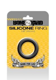 Boneyard Silicone Ring 1.6 inches Black