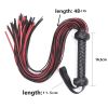 New BDSM PU Leather Whips Adults Tassel Tails Bondage Flogger Handle Spanking Knout Sex Slave Game Flirt Erotic Toys For Couples